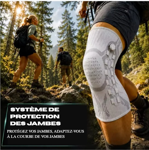 Genouillère Orthopédique Articulée à Ressorts